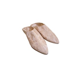 Tofflor chic beige mode kvinna