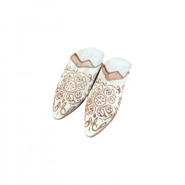Babouches de Luxe en Cuir –...