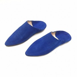 Papuče od antilopa plave boje