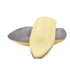 Yellow slippers for men