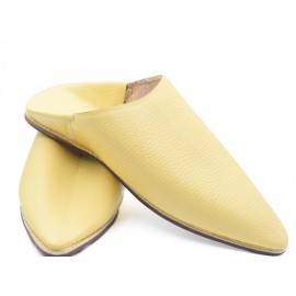 yellow man slippers
