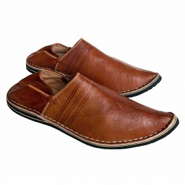 Berber slippers brown