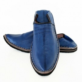 Berberské pantofle modré