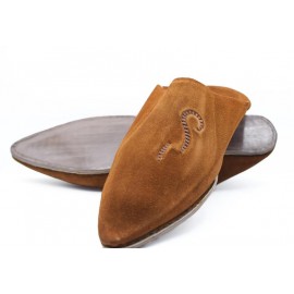 Brown slippers for events